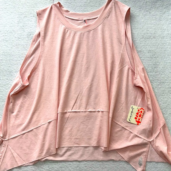 Free People FP Movement Women’s Movement Temp Muscle Tee Small Pink - Picture 1 of 8